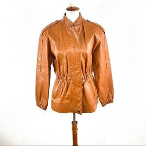 Women's Tan Leather Jacket